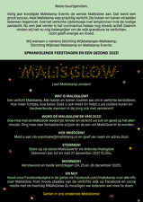 MalisGlow 2021 (flyer back)